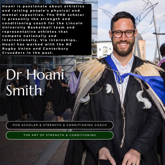 Personal Profile Post Dr Hoani Smith